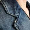 Abrigo de denim lavado Abrigo de denim lavado