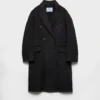 Abrigo de doble botonadura en cashwool Abrigo de doble botonadura en cashwool