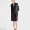 Abrigo de doble botonadura en cashwool Abrigo de doble botonadura en cashwool