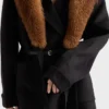 Abrigo de doble capa de Cashwool con botonadura sencilla Abrigo de doble capa de Cashwool con botonadura sencilla