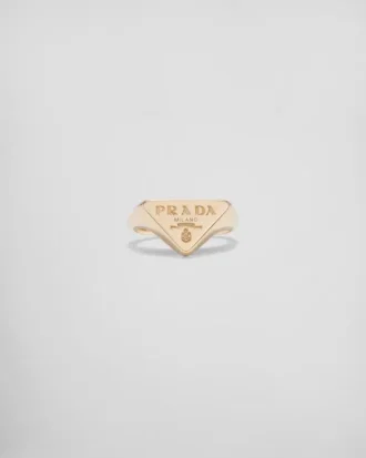 Anillo de sello Eternal Gold en oro amarillo