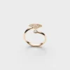 Anillo Eternal Gold Contraria en oro amarillo con diamantes Anillo Eternal Gold Contraria en oro amarillo con diamantes
