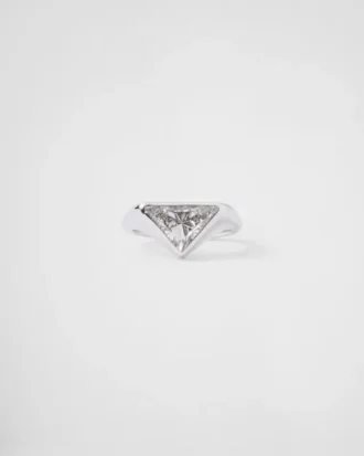 Anillo Eternal Gold en oro blanco con diamante cultivado en laboratorio