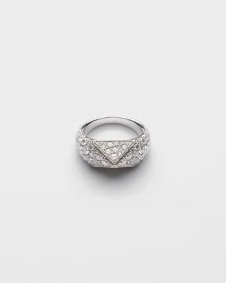 Anillo Eternal Gold en oro blanco y diamantes