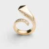 Anillo Eternal Gold Snake en oro amarillo y diamantes Anillo Eternal Gold Snake en oro amarillo y diamantes
