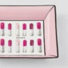 Bandeja cuadrada grande de porcelana – Lipstick Bandeja cuadrada grande de porcelana – Lipstick