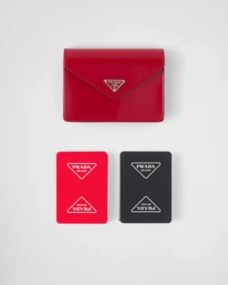 Baraja de cartas con estuche de piel Baraja de cartas con estuche de piel