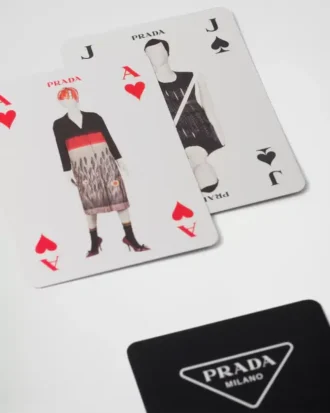 Baraja de cartas con estuche de piel Baraja de cartas con estuche de piel