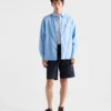 Bermudas de algodón con efecto vintage Bermudas de algodón con efecto vintage