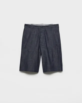 Bermudas de denim sin tratar