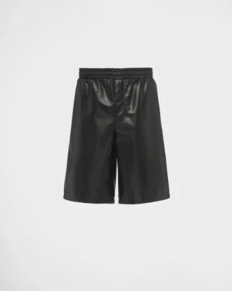 Bermudas de piel napa