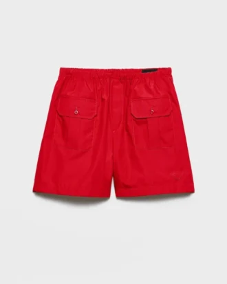 Bermudas de popelín de algodón