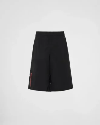 Bermudas Piqua con costuras de cinta