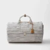 Bolsa de lona a rayas Bolsa de lona a rayas
