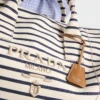 Bolsa de lona a rayas Bolsa de lona a rayas