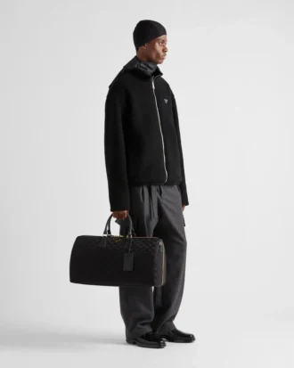Bolsa de lona bordada
