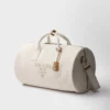 Bolsa de viaje de mezcla de lino