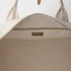 Bolsa de viaje de mezcla de lino