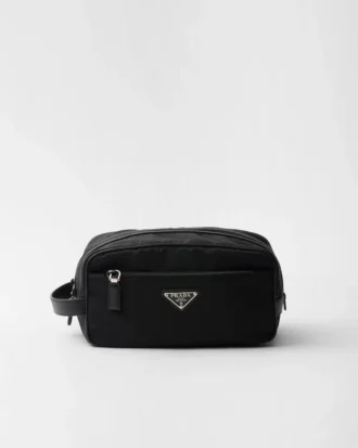 Bolsa de viaje de Re-Nylon y piel Saffiano