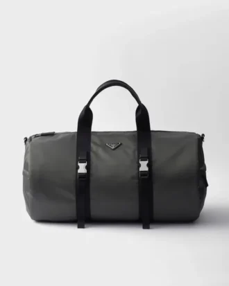 Bolsa de viaje de Re-Nylon y piel Saffiano