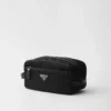 Bolsa de viaje de Re-Nylon y piel Saffiano Bolsa de viaje de Re-Nylon y piel Saffiano