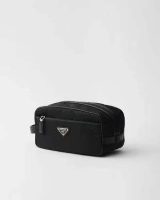 Bolsa de viaje de Re-Nylon y piel Saffiano