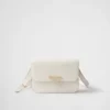 Bolso bandolera con solapa de piel Saffiano Bolso bandolera con solapa de piel Saffiano