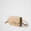 Bolso bandolera con solapa de piel Saffiano Bolso bandolera con solapa de piel Saffiano