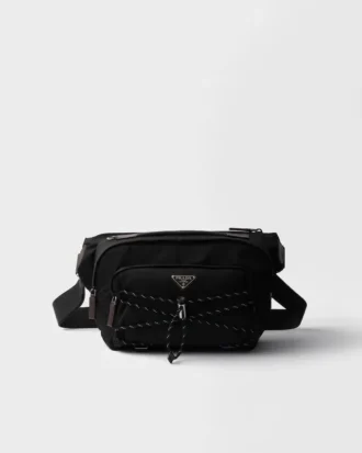 Bolso bandolera Prada Speedrock de Re-Nylon y piel