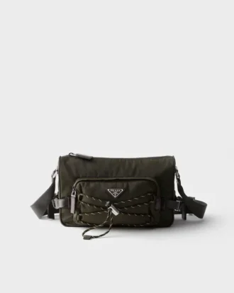 Bolso bandolera Prada Speedrock de Re-Nylon y piel