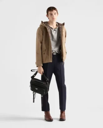 Bolso bandolera Prada Speedrock de Re-Nylon y piel