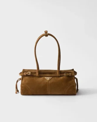 Bolso de ante mediano Prada Bonnie