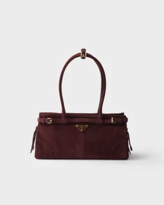 Bolso de ante mediano Prada Bonnie
