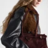 Bolso de ante mediano Prada Bonnie Bolso de ante mediano Prada Bonnie