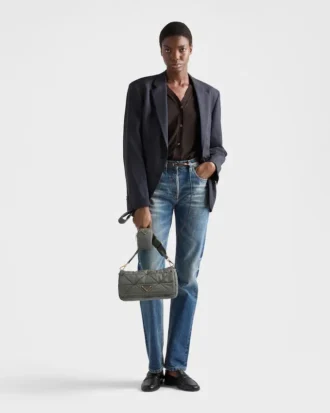 Bolso de hombro acolchado de Re-Nylon