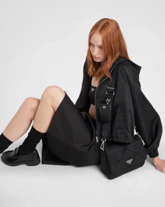 Bolso de hombro acolchado de Re-Nylon
