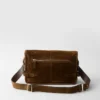 Bolso de hombro de ante Bolso de hombro de ante