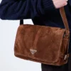 Bolso de hombro de ante Bolso de hombro de ante