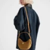 Bolso de hombro de ante Prada Arqua Bolso de hombro de ante Prada Arqua