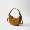Bolso de hombro de ante Prada Arqua Bolso de hombro de ante Prada Arqua