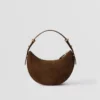 Bolso de hombro de ante Prada Arqua Bolso de hombro de ante Prada Arqua
