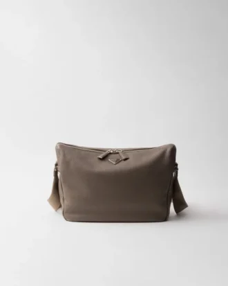 Bolso de hombro de cuero mediano