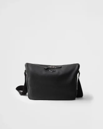 Bolso de hombro de cuero mediano