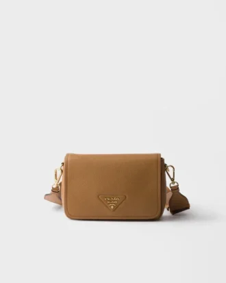 Bolso de hombro de piel