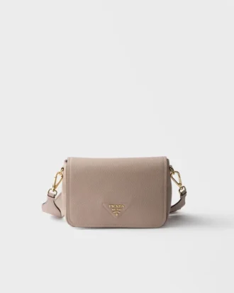Bolso de hombro de piel