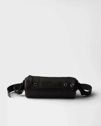 Bolso de hombro de piel