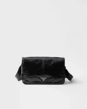 Bolso de hombro de piel