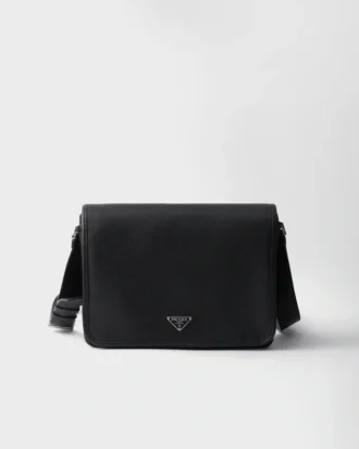Bolso de hombro de piel