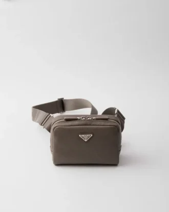 Bolso de hombro de piel