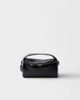 Bolso de hombro de piel